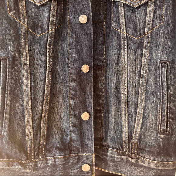 Levi's Dark Blue Denim Jacket - Picture 4 of 6